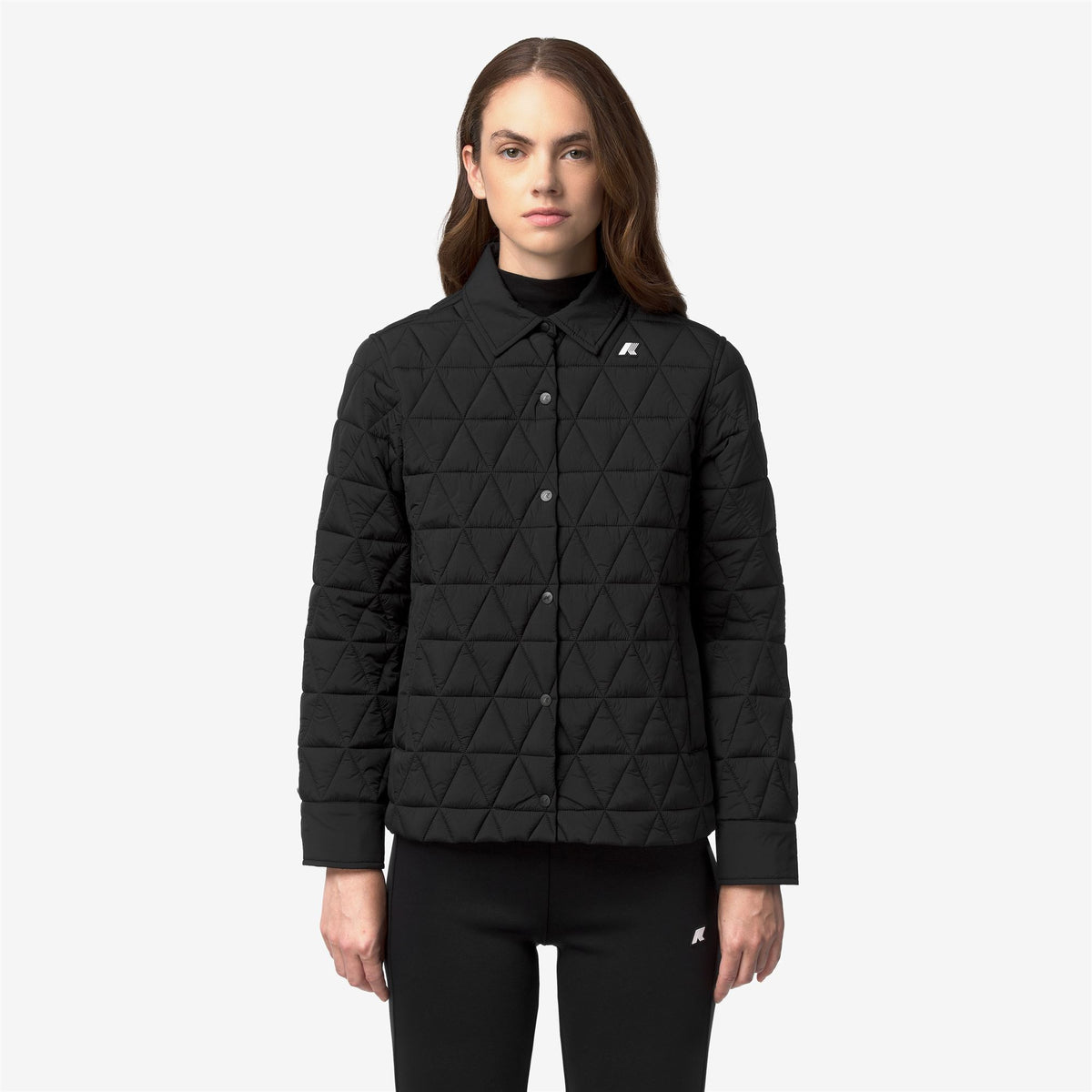 Jackets_Woman_NIKA DIAMOND QUILTED WARM_Mid_Black Pure - Black Pure - Commercial 4