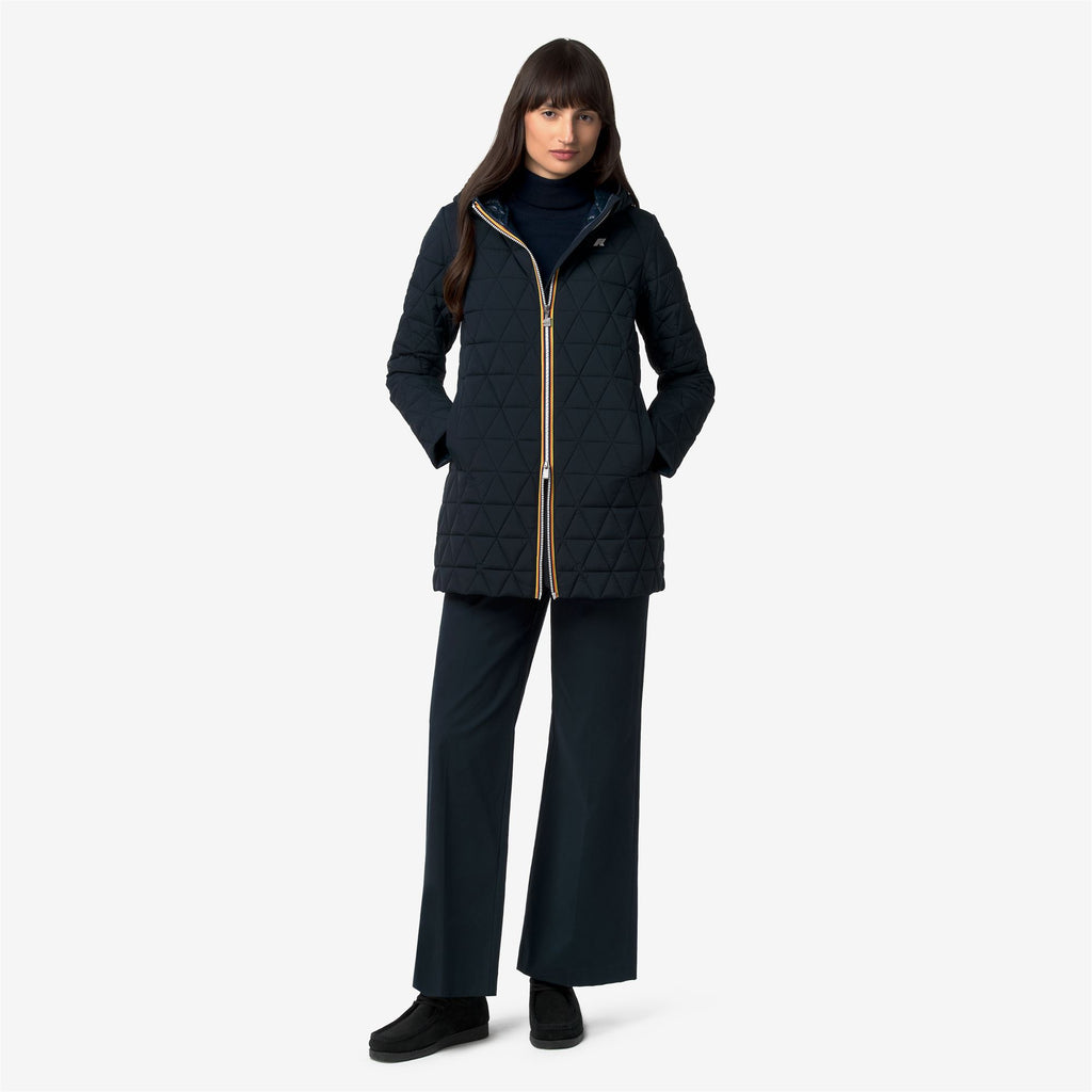 Jackets_Woman_SOPHIE DIAMOND QUILTED WARM_3/4 Length_Blue Depth - Commercial 7