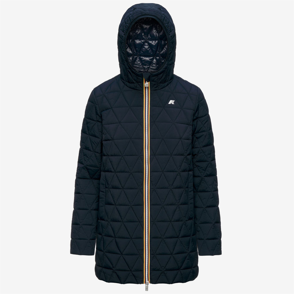 Jackets_Woman_SOPHIE DIAMOND QUILTED WARM_3/4 Length_Blue Depth - Commercial 1