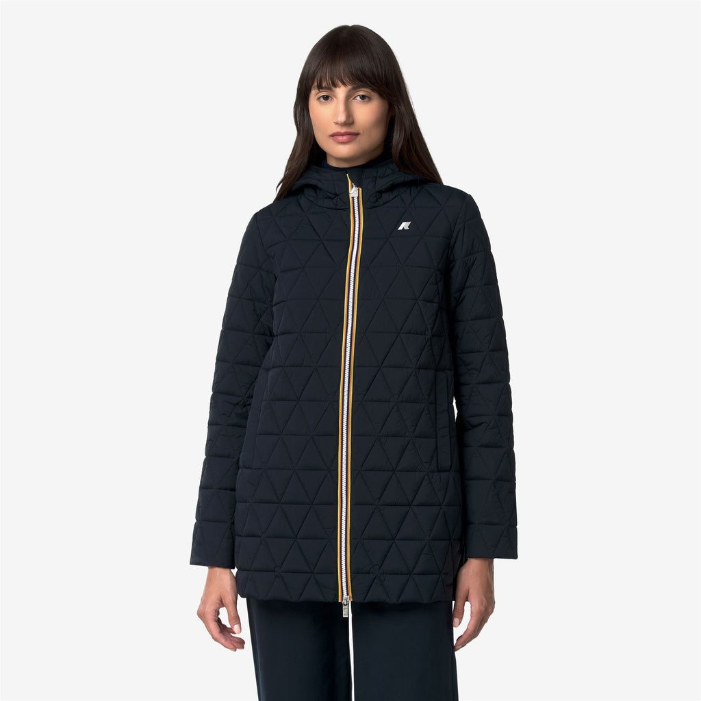 Jackets_Woman_SOPHIE DIAMOND QUILTED WARM_3/4 Length_Blue Depth - Commercial 4
