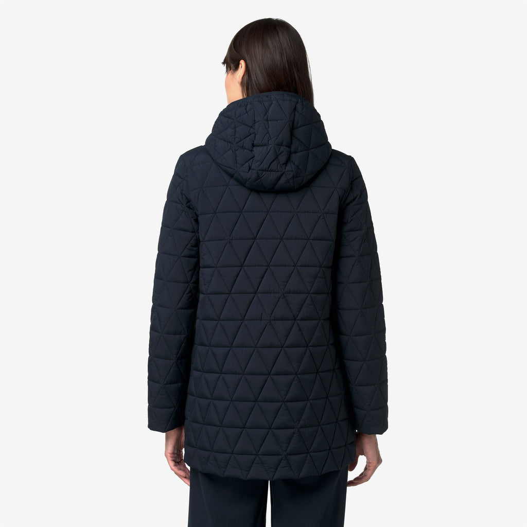 Jackets_Woman_SOPHIE DIAMOND QUILTED WARM_3/4 Length_Blue Depth - Commercial 6