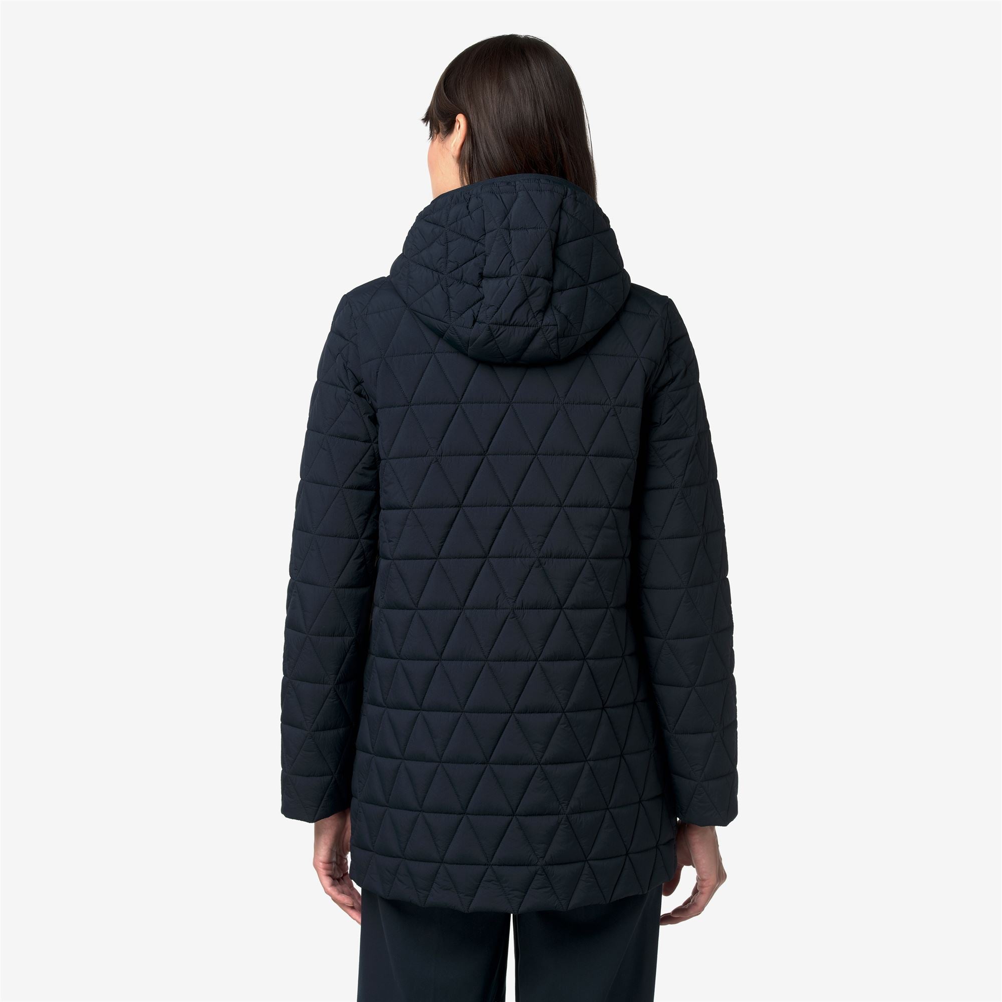 Jackets_Woman_SOPHIE DIAMOND QUILTED WARM_3/4 Length_Blue Depth - Commercial 6
