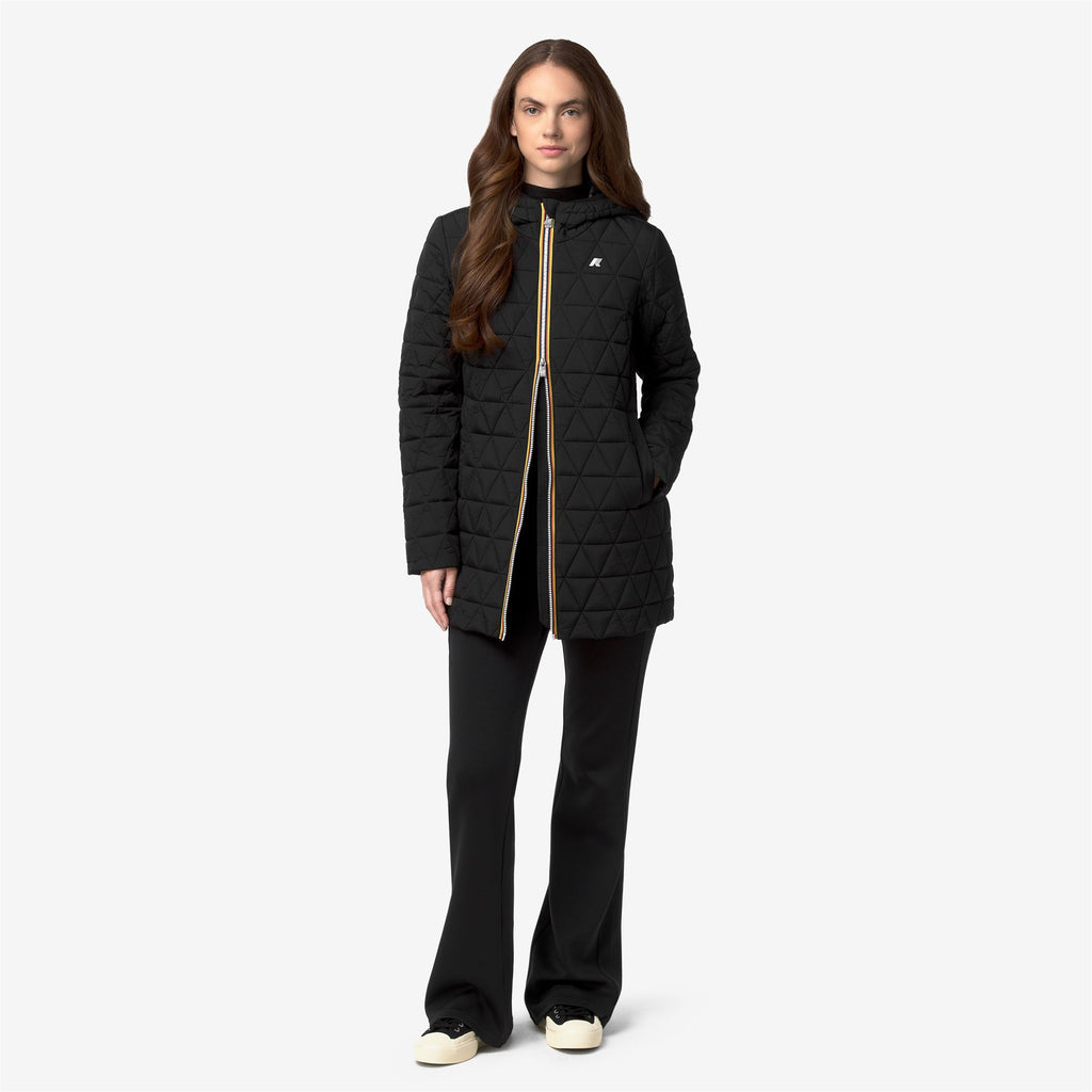 Jackets_Woman_SOPHIE DIAMOND QUILTED WARM_3/4 Length_Black Pure - Black Pure - Commercial 7