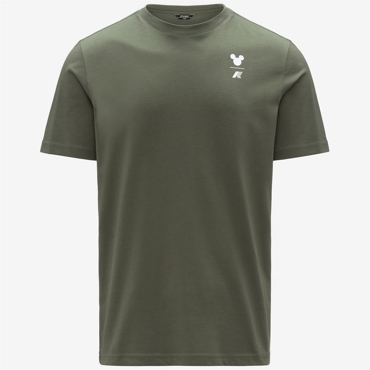 ODOM JERSEY MICKEY - T-ShirtsTop - T-Shirt - Man - GREEN LICHEN-WHITE 1