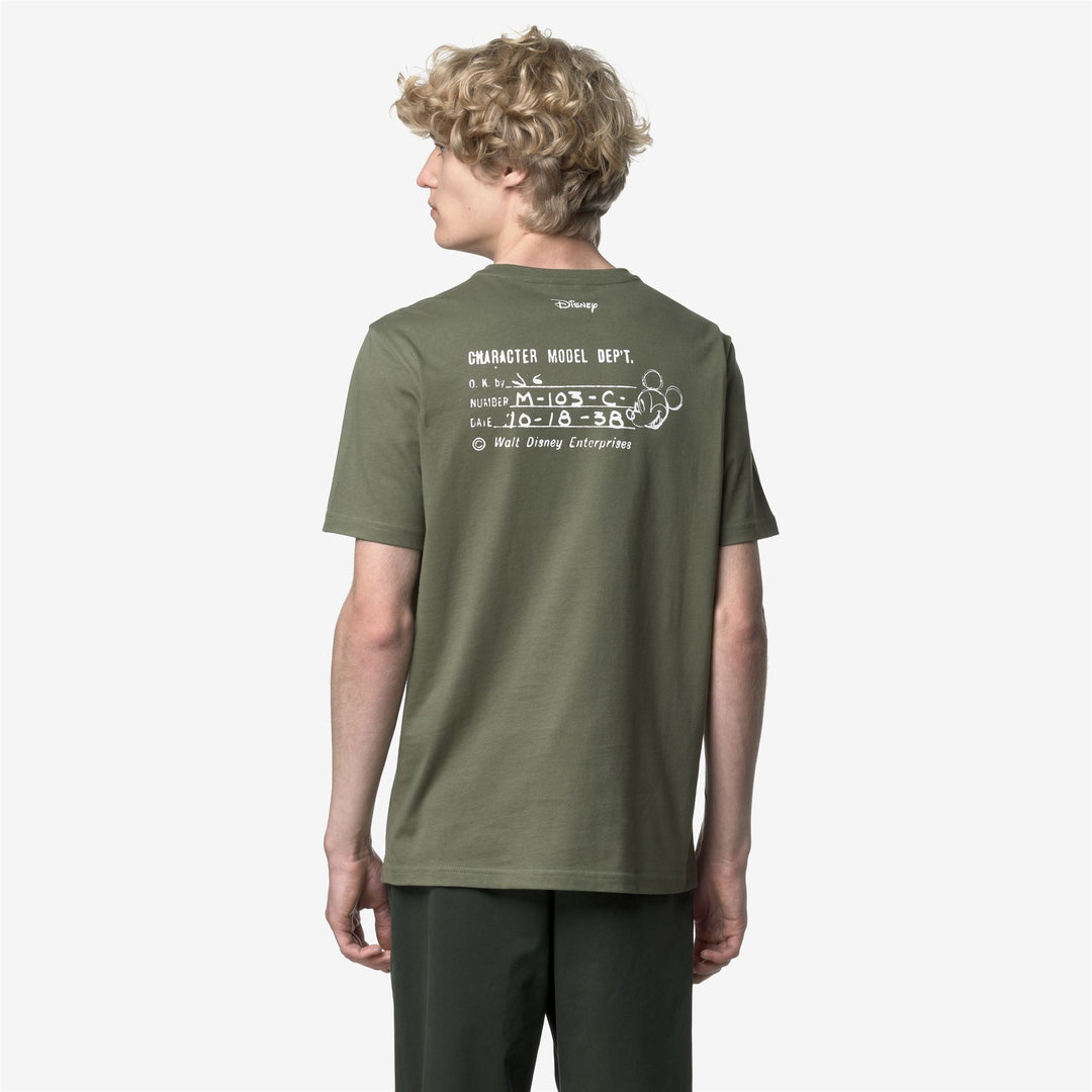 ODOM JERSEY MICKEY - T-ShirtsTop - T-Shirt - Man - GREEN LICHEN-WHITE main