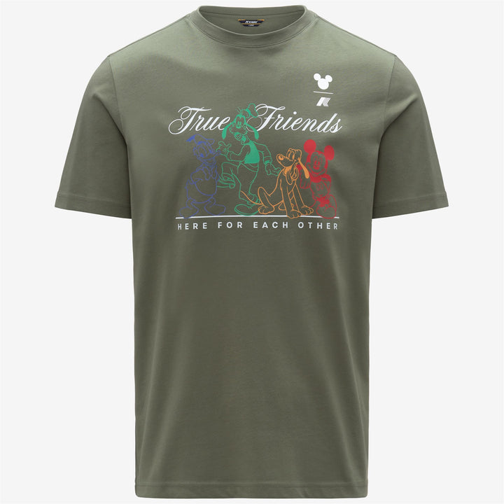 ODOM JERSEY TRUE FRIENDS - T-ShirtsTop - T-Shirt - Man - GREEN LICHEN 1