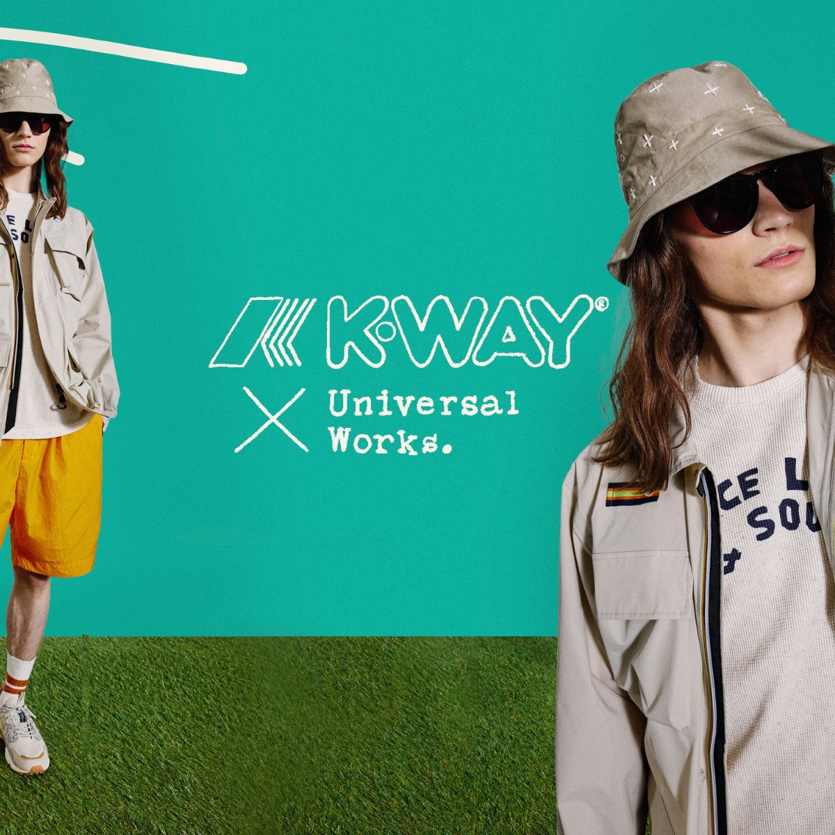 K-WAY x Universal Works ナイロンジャケット　beams K-Way x Universal Works