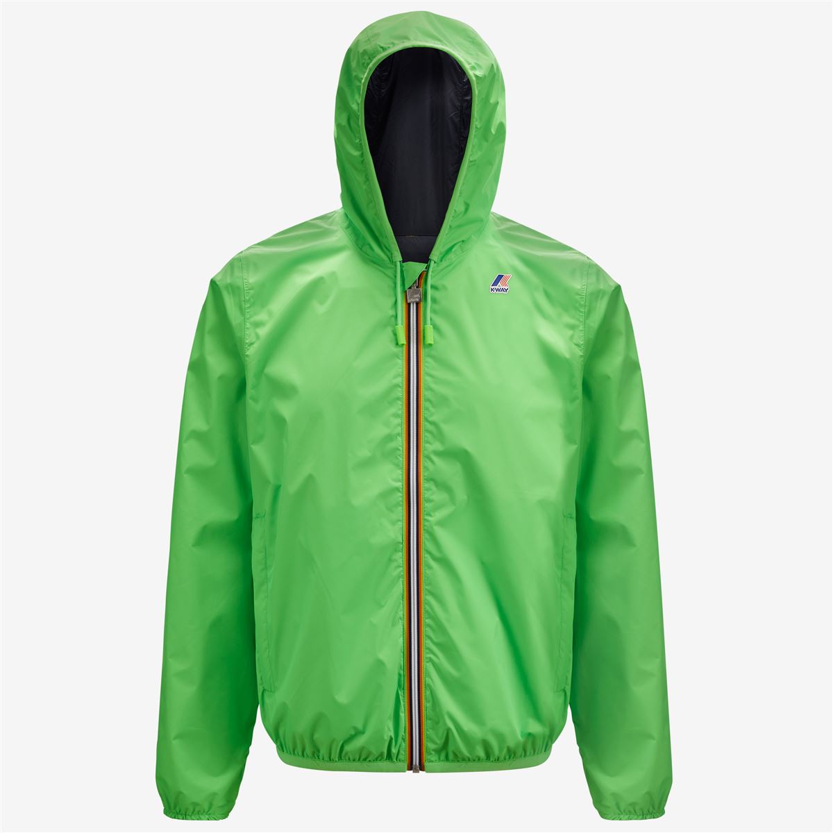 Jackets_Man_Jacques Plus Double Fluo_Short_GreenFluo-Blue Depht - Green Fluo - Blue Depth - Commercial 1