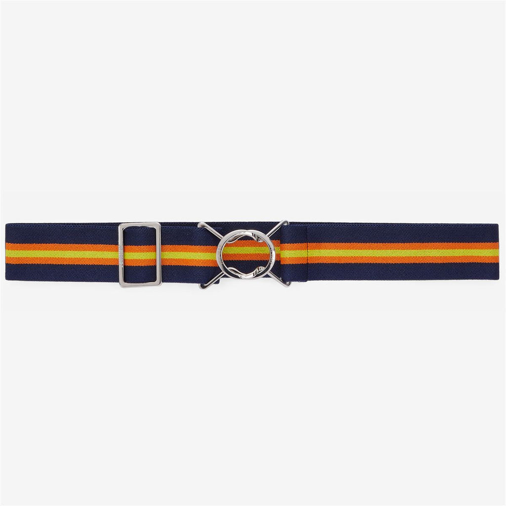 Small Accessories_Unisex_MARI_Belt_K-way Color - Blue Md Cobalt - Orange Peel - YELLOW BLAZING - Commercial 1