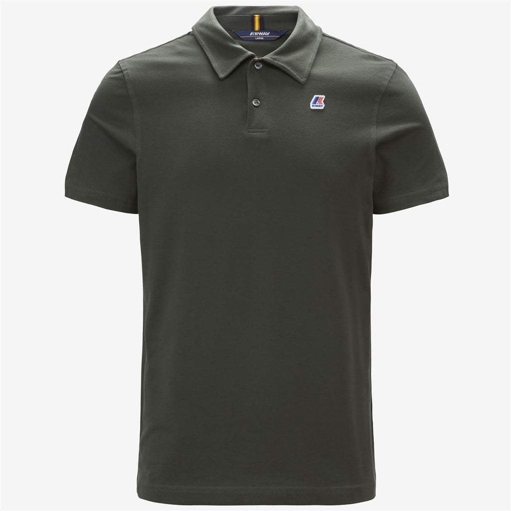 Polo Shirts_Man_GREGOIRE TAPE_Polo_Black Torba - Commercial 1
