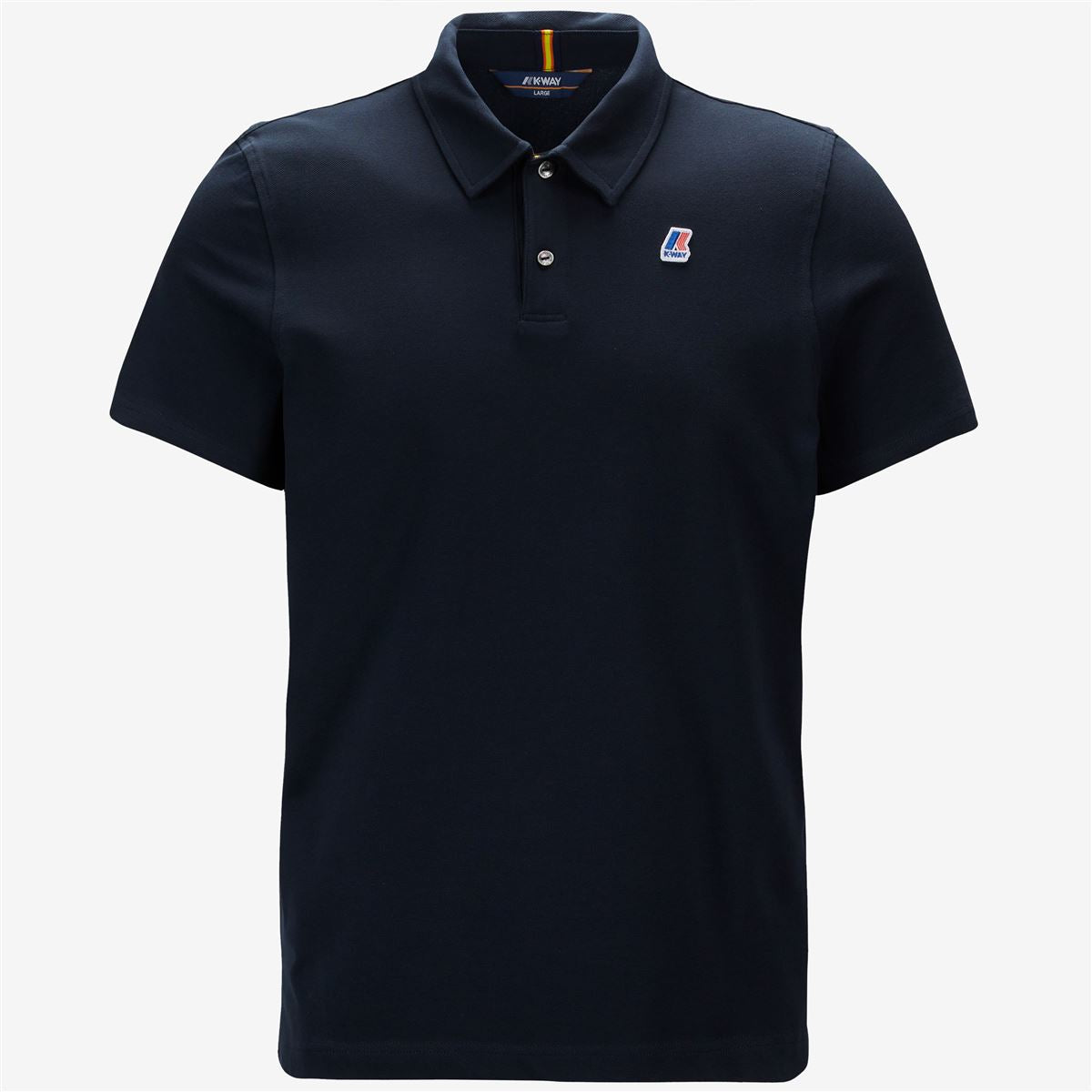 Polo Shirts_MAN_GREGOIRE TAPE_Polo_Blue Depth - Commercial 1