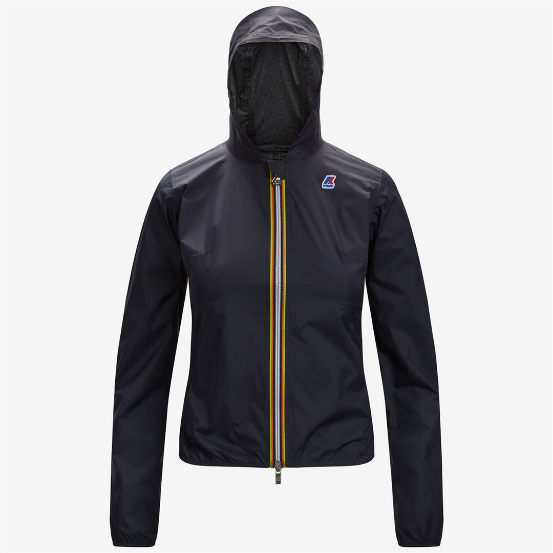 Blue Women's Versatile Short Jacket with Polka-Dot Design 01