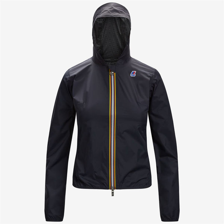 Chaqueta corta versátil azul para mujer con diseño de lunares 1