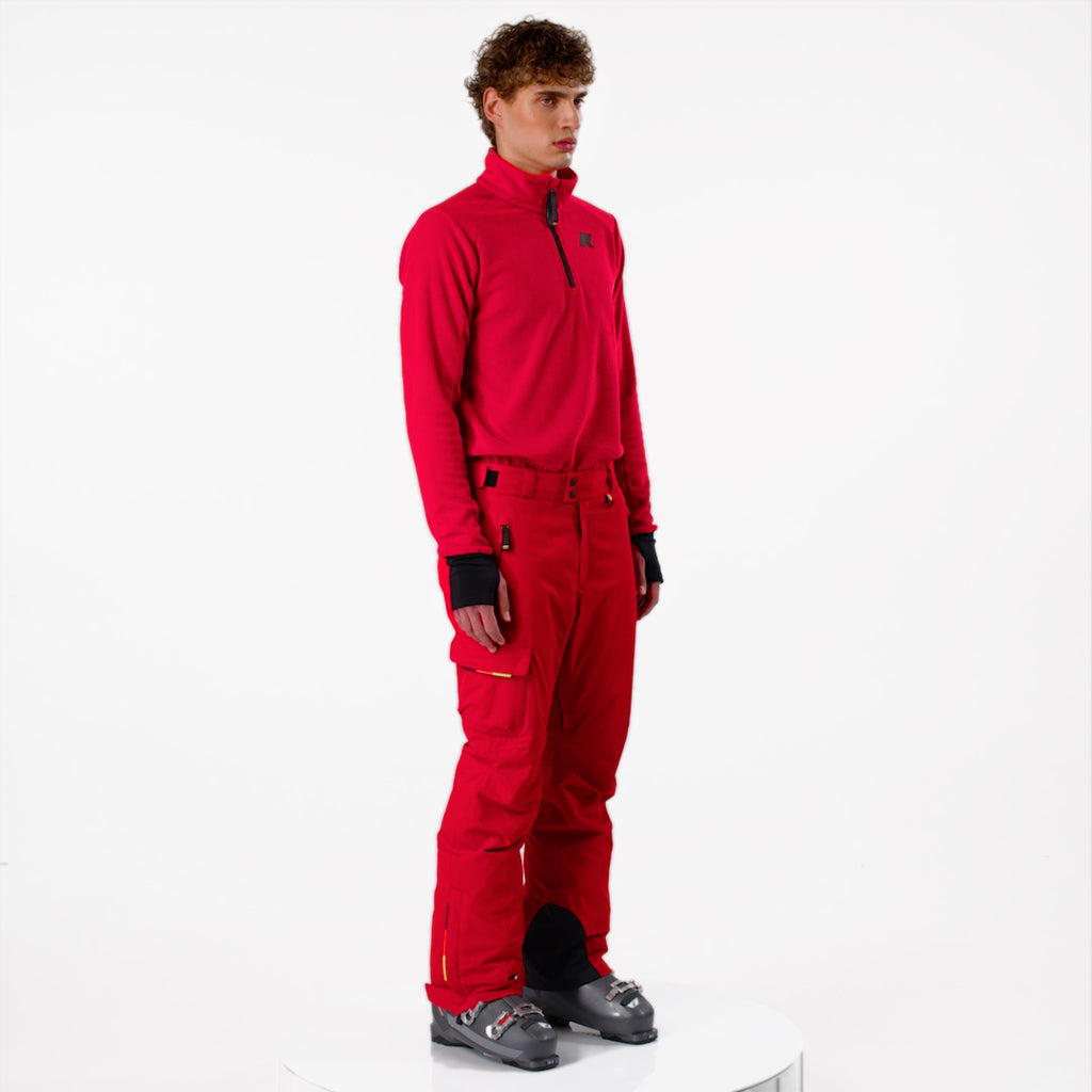 AVRIEUX MICRO TWILL 2 LAYERS - Pants - Sport Trousers - Man - Red