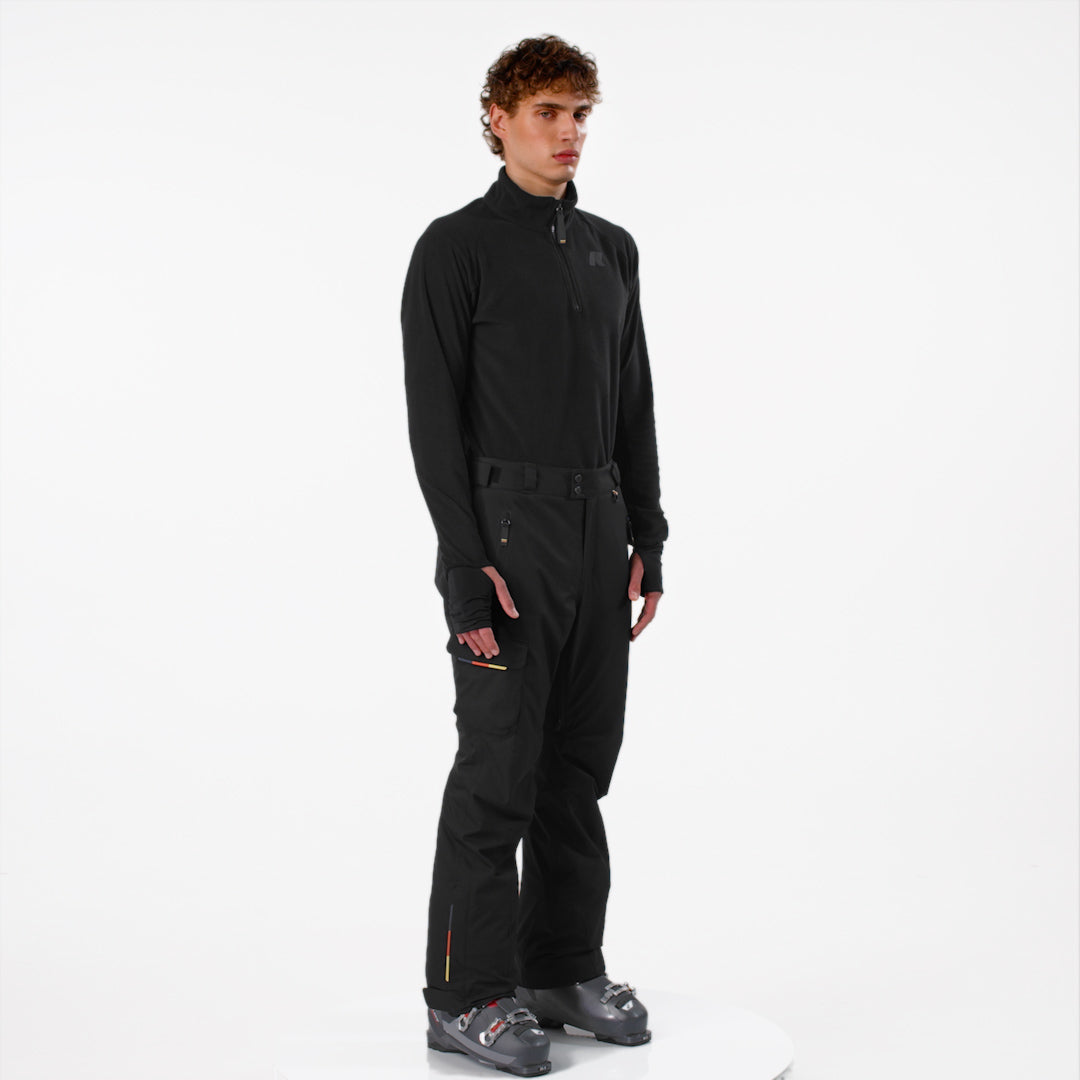AVRIEUX MICRO TWILL 2 LAYERS - Pants - Sport Trousers - Man - Black Pure