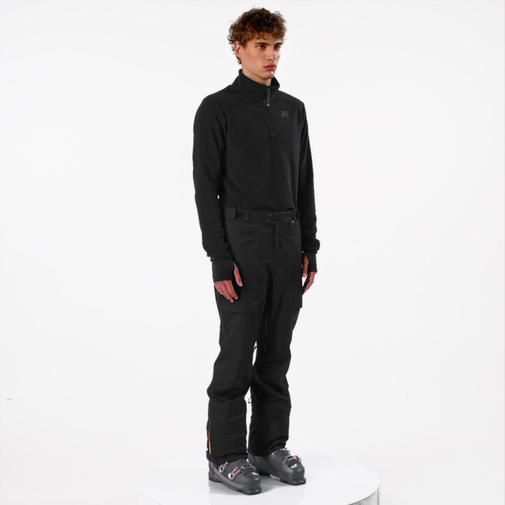 AUSSOIS MICRO TWILL 3 LAYERS - Pants - Sport Trousers - Man - Black Pure