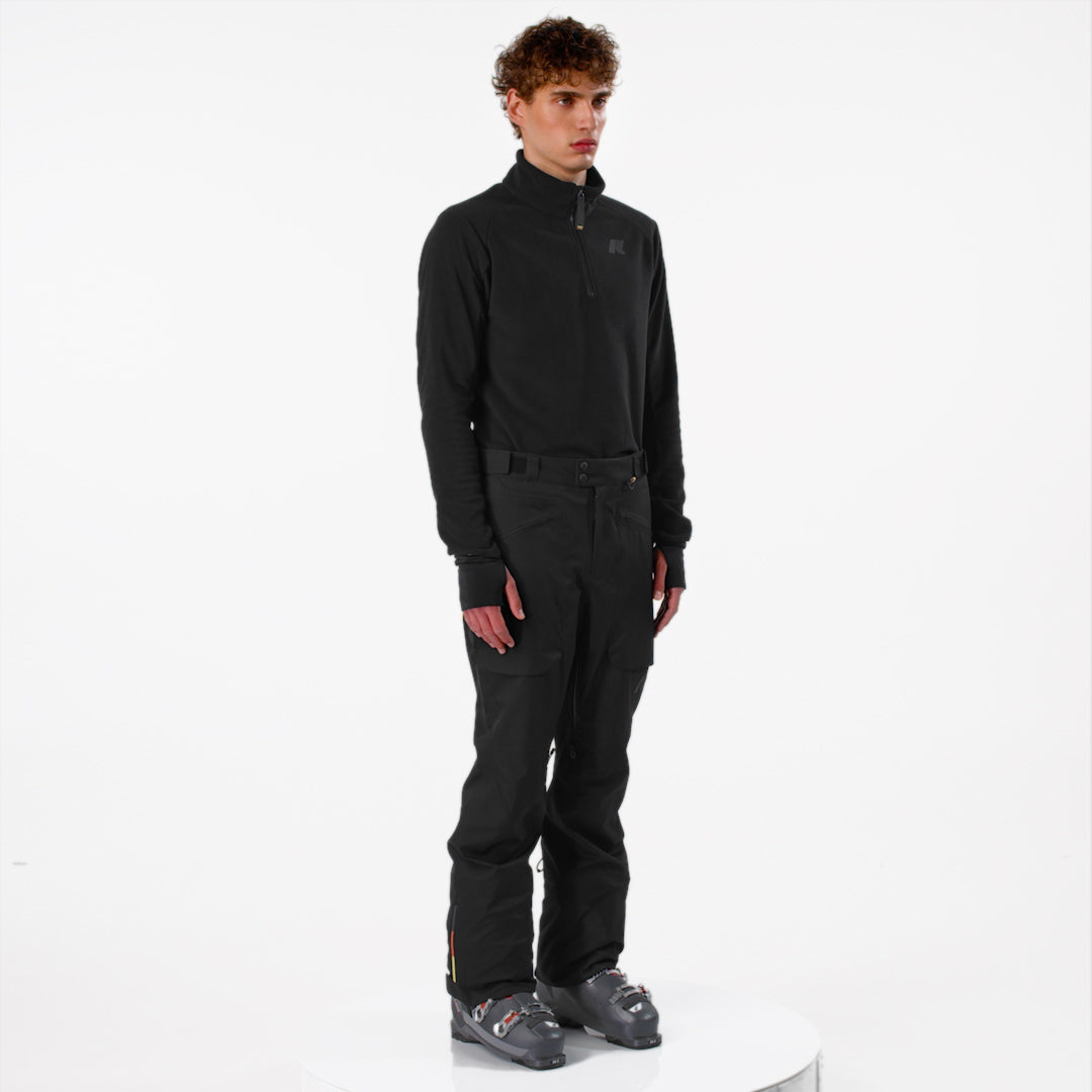 AUSSOIS MICRO TWILL 3 LAYERS - Pants - Sport Trousers - Man - Black Pure