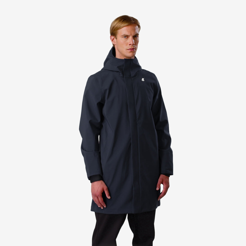 THOMAS BONDED - Giacche - Lungo - Uomo - Blue Depth-Blue Depths