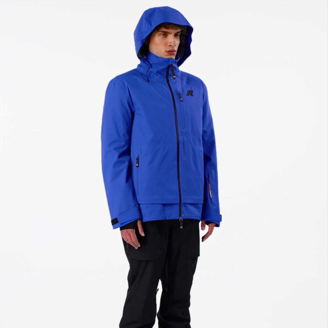 BOZEL 3 LAYERS SHELL JACKET Jackets Mid Man Royal Marine