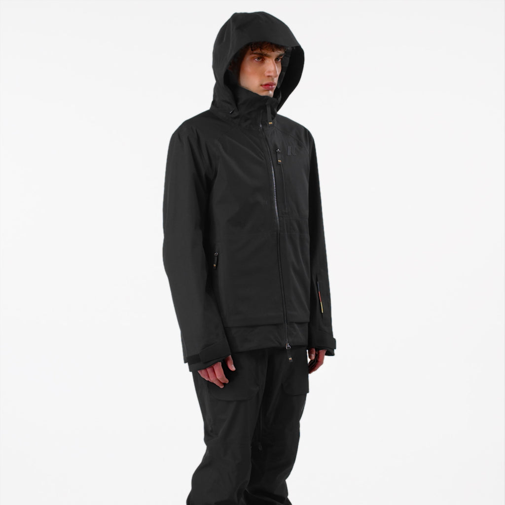 BOZEL 3 LAYERS-SHELL JACKET - Jackets - Mid - Man - Black Pure
