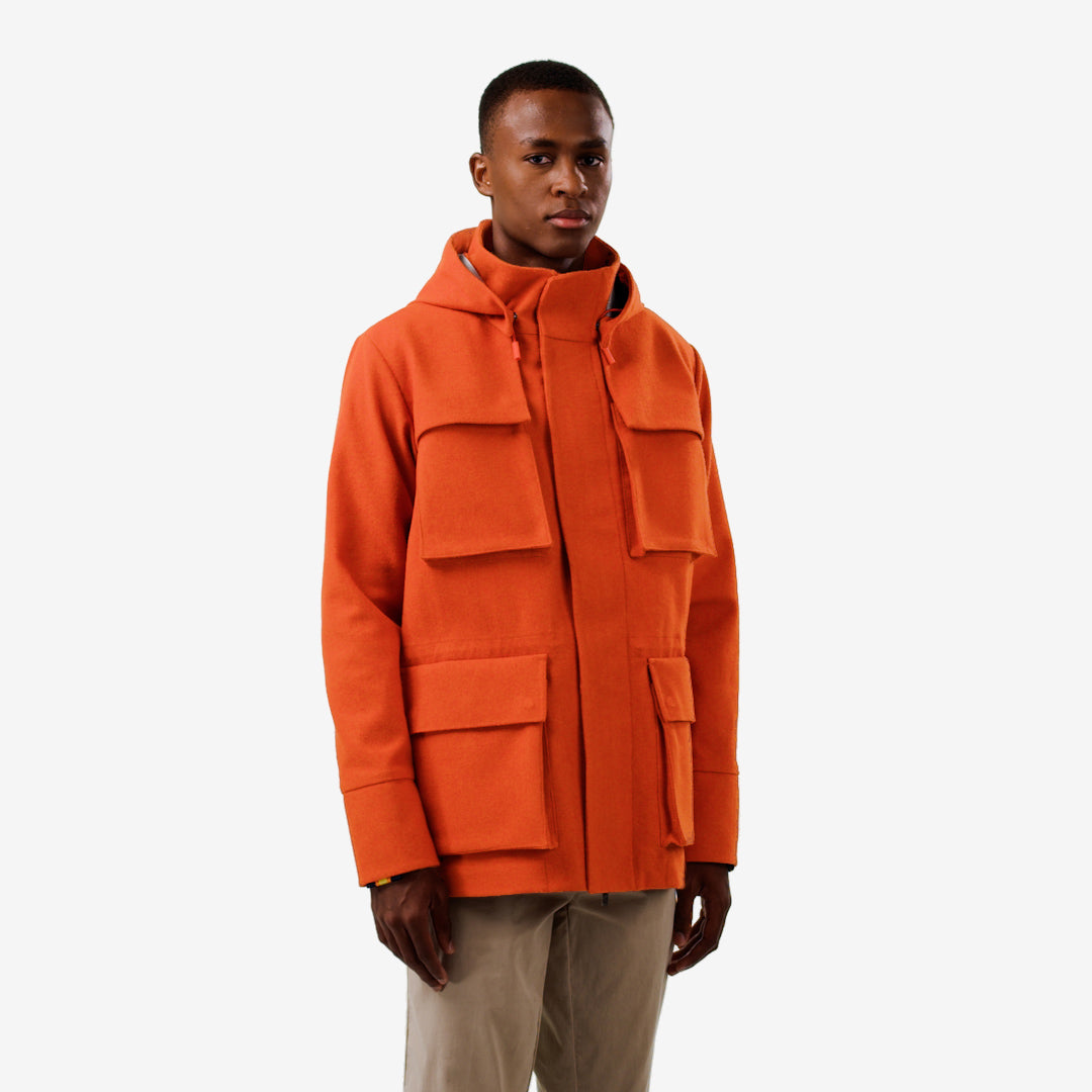 ERHAL MELANGE WOOL 2L - Giacche - Medio - Uomo - ORANGE P MELANGE