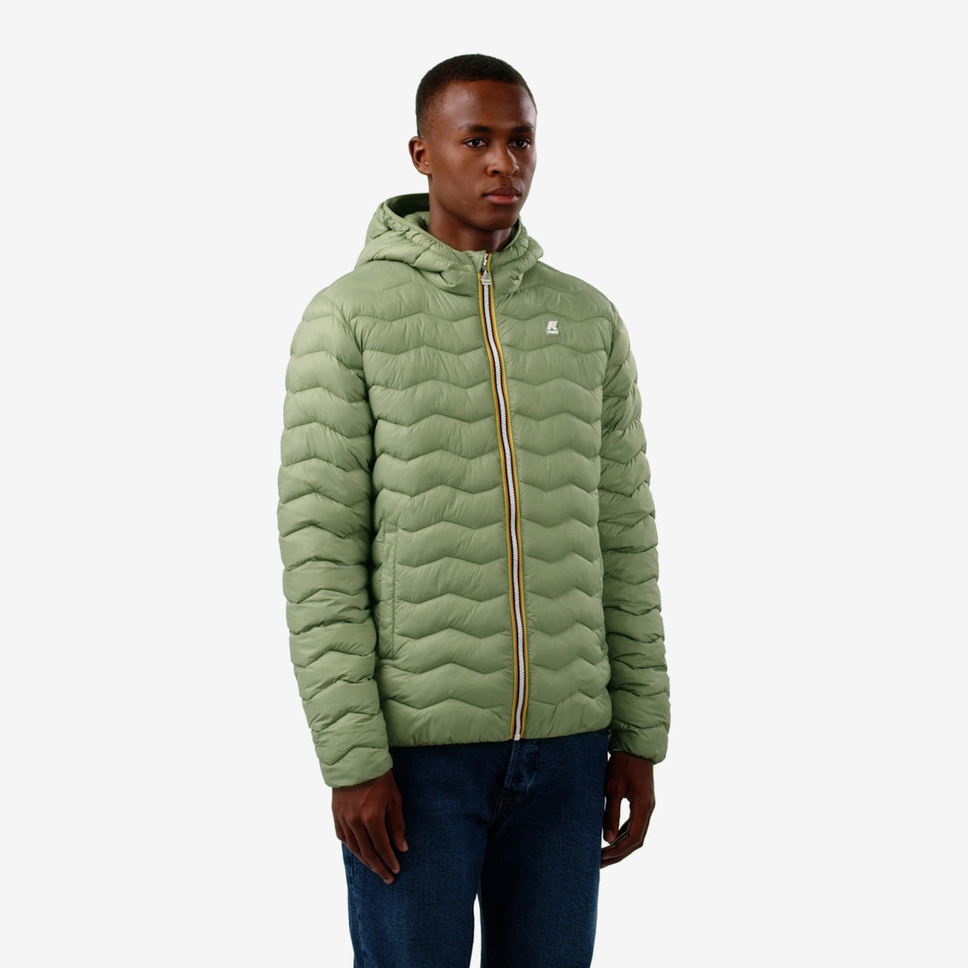 Jackets Man JACK QUILTED WARM Short GREEN SAGE