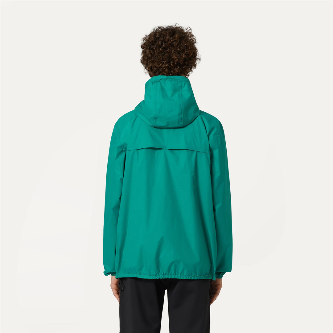 Jackets Unisex LE VRAI 3.0 CLAUDE Mid GREEN Dressed Front Double		