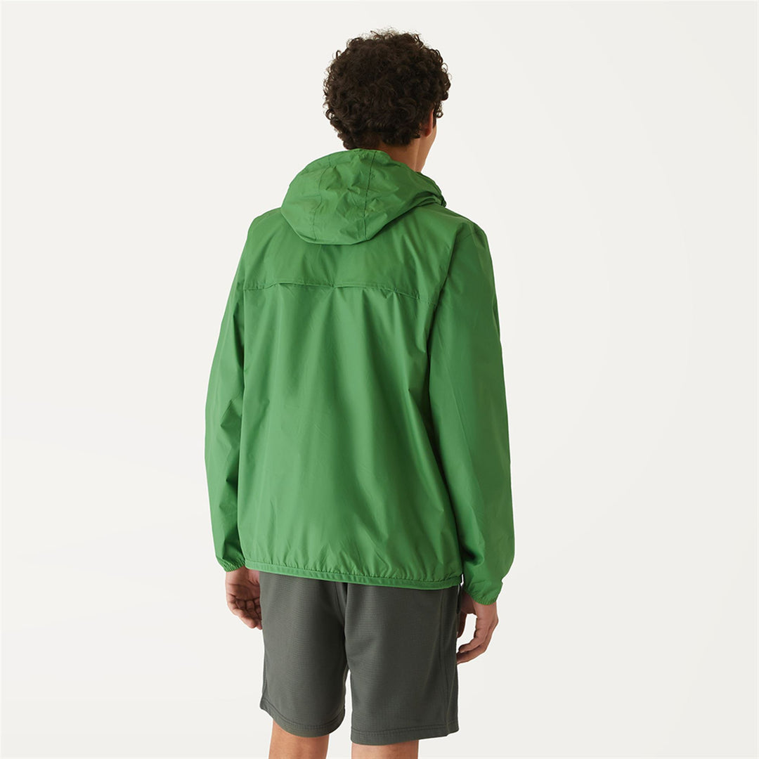 Jackets Unisex LE VRAI 3.0 CLAUDE Mid GREEN MD Dressed Front Double		