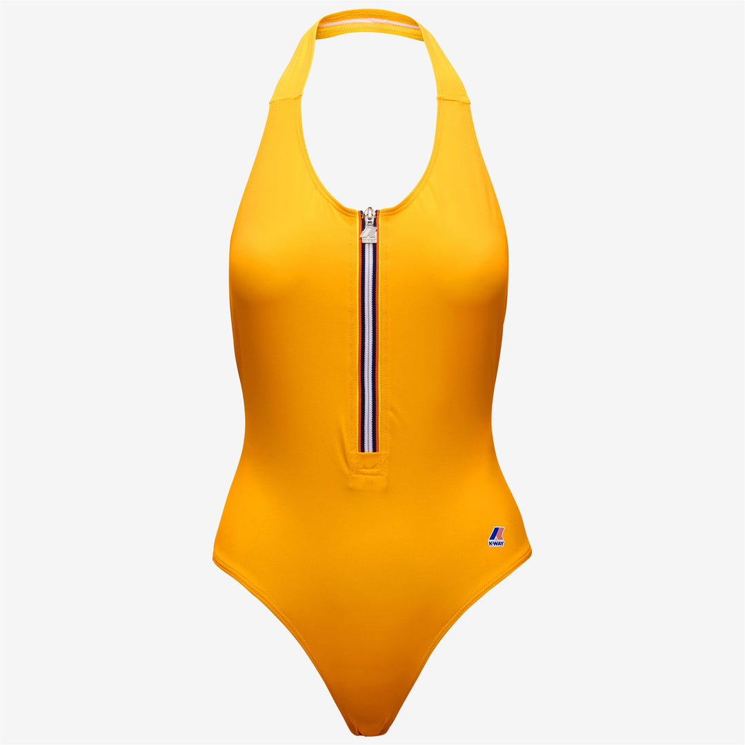 Bathing Suits Woman Sylvie Beach Swimsuit ORANGE SAFFRON Photo (jpg Rgb)			