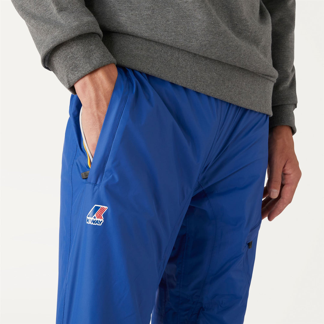 Pants Unisex LE VRAI 3.0 Edgard Sport Trousers BLUE ROYAL Detail Double				