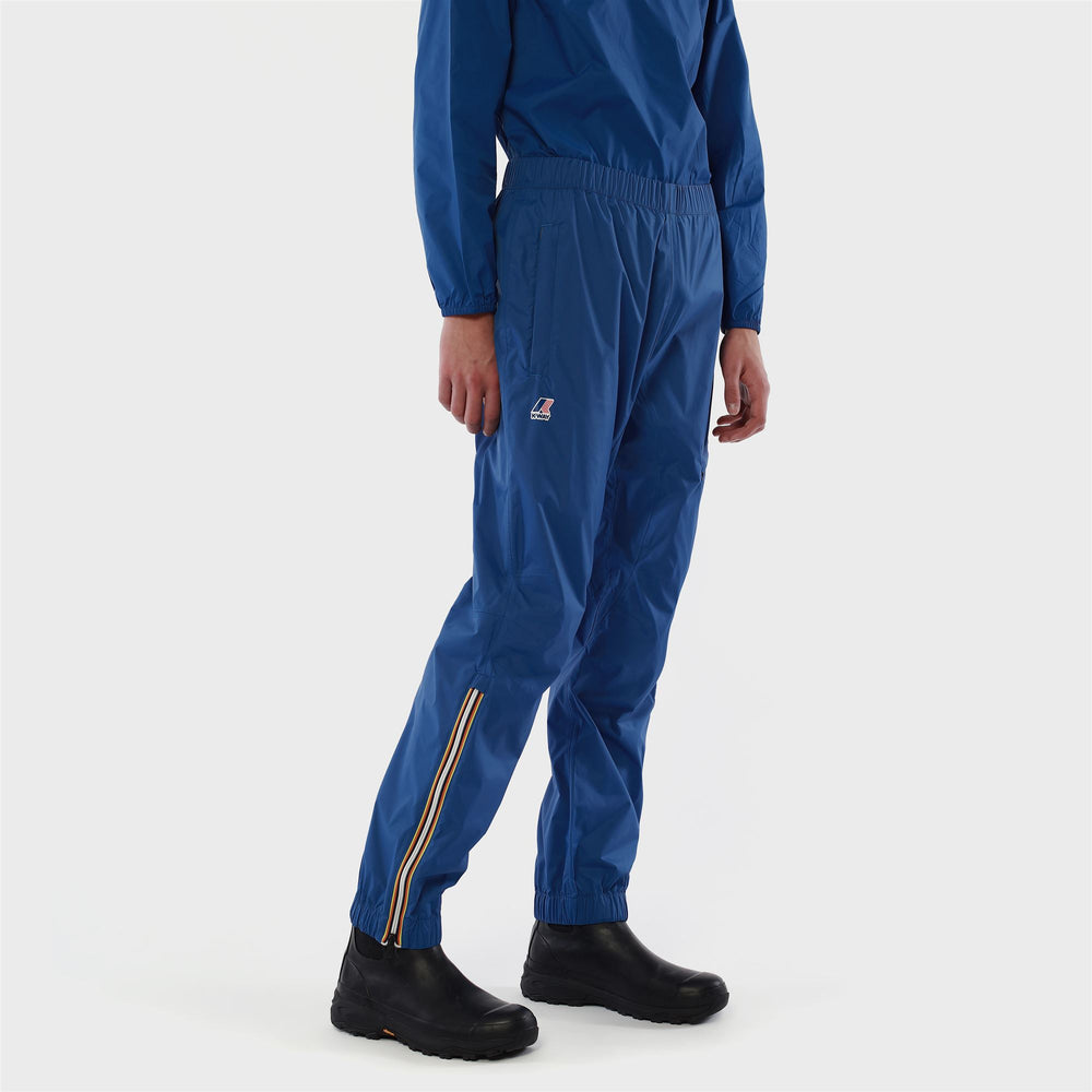 Pants Unisex LE VRAI 3.0 Edgard Sport Trousers BLUE ROYAL Dressed Front (jpg Rgb)	