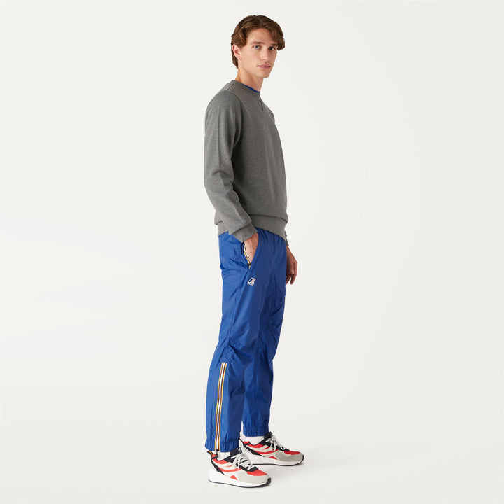 Pants Unisex LE VRAI 3.0 Edgard Sport Trousers BLUE ROYAL Detail (jpg Rgb)			