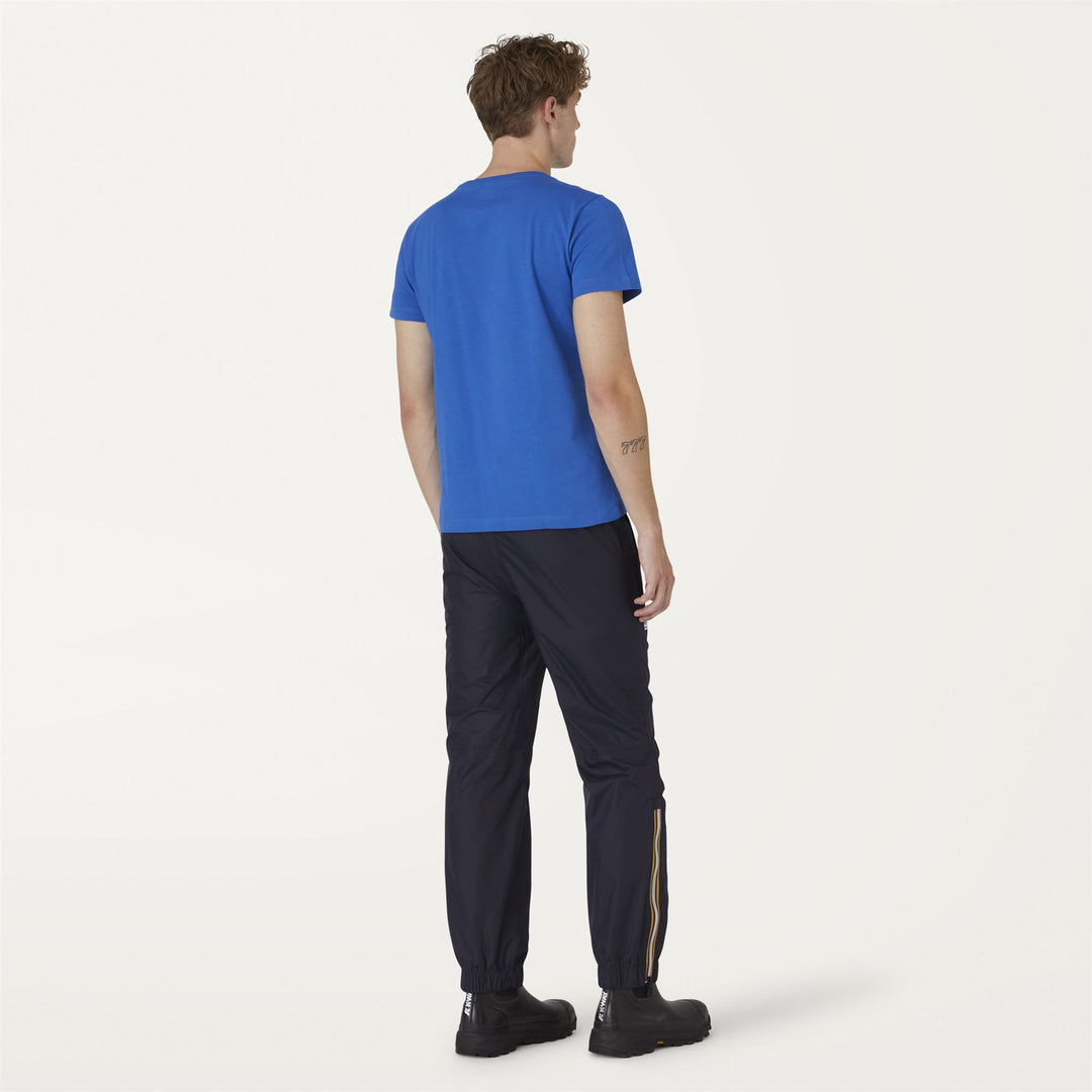 Pants Unisex LE VRAI 3.0 Edgard Sport Trousers BLUE DEPTH Dressed Front Double		