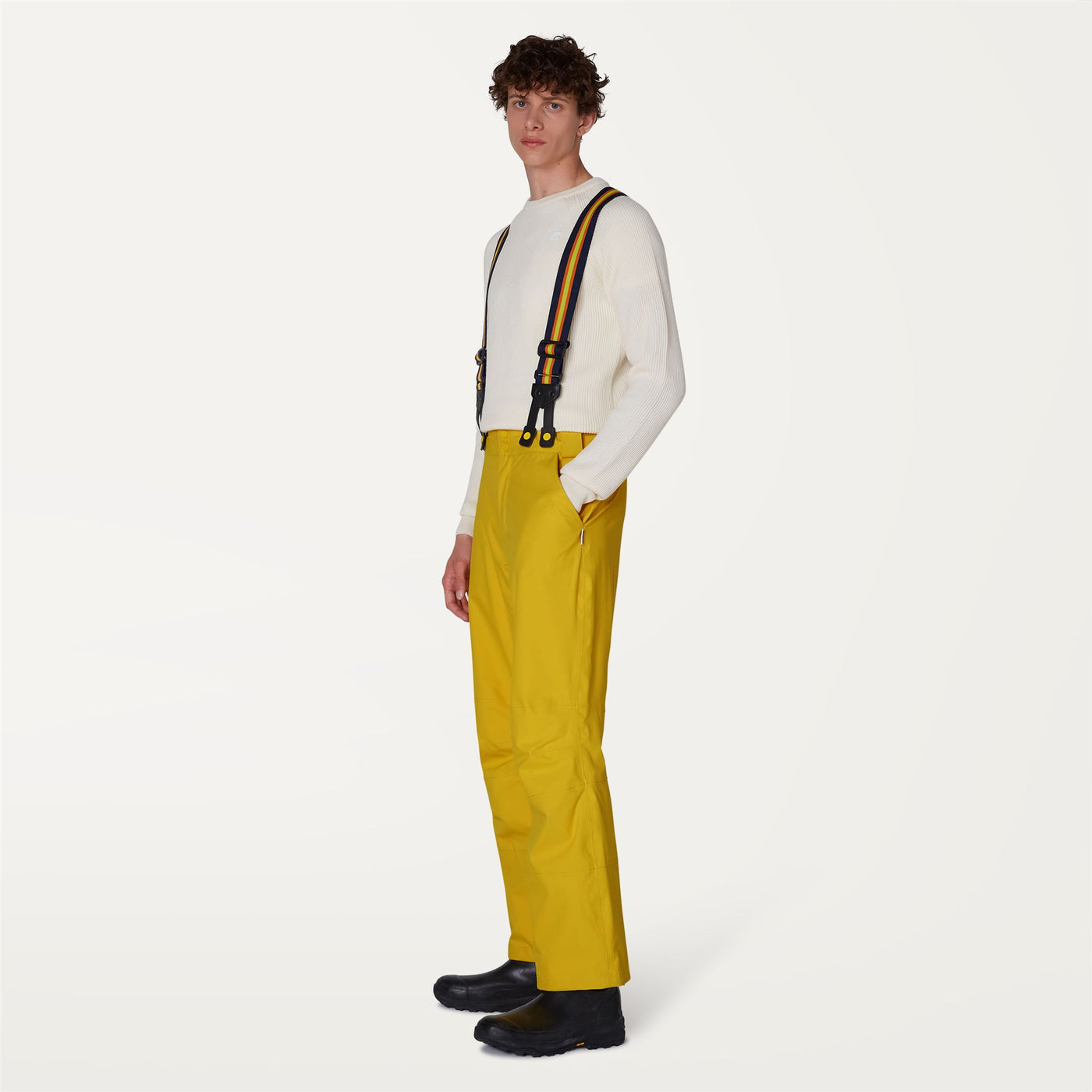 Pants Unisex Noe Micro Twill Sport Trousers YELLOW MUSTARD Detail (jpg Rgb)			