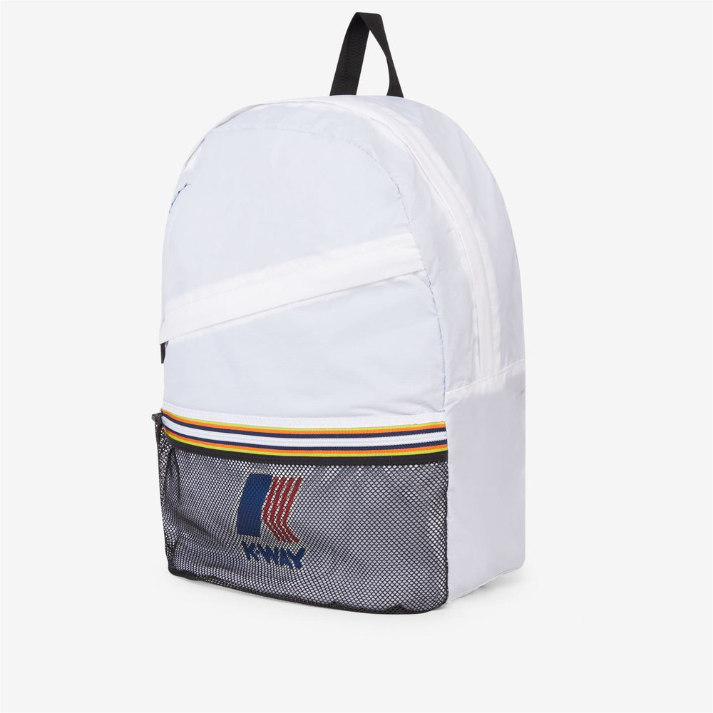 Bags Unisex Le Vrai 3.0 Francois Backpack WHITE Dressed Front (jpg Rgb)	