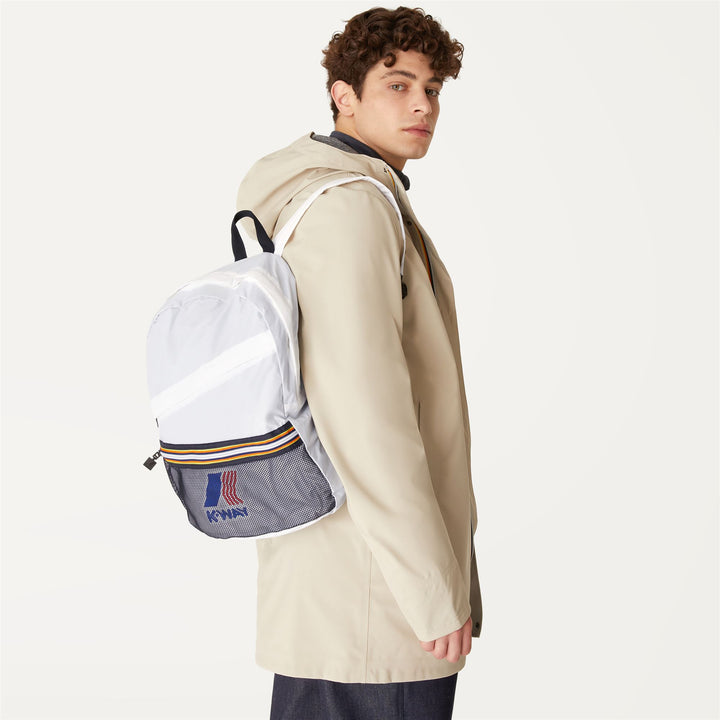 Bags Unisex Le Vrai 3.0 Francois Backpack WHITE Detail Double				