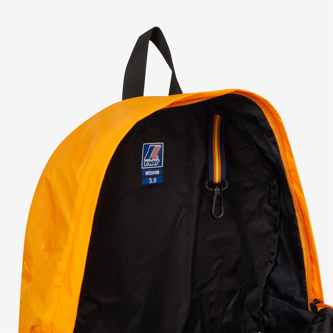 Bags Unisex Le Vrai 3.0 Francois Backpack ORANGE Dressed Side (jpg Rgb)		