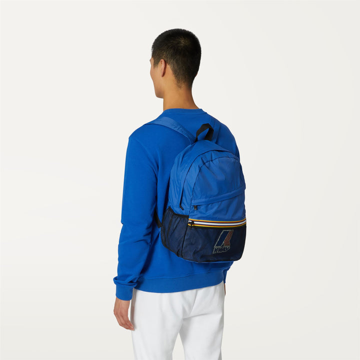 Bags Unisex Le Vrai 3.0 Francois Backpack BLUE ROYAL MARINE Detail (jpg Rgb)			