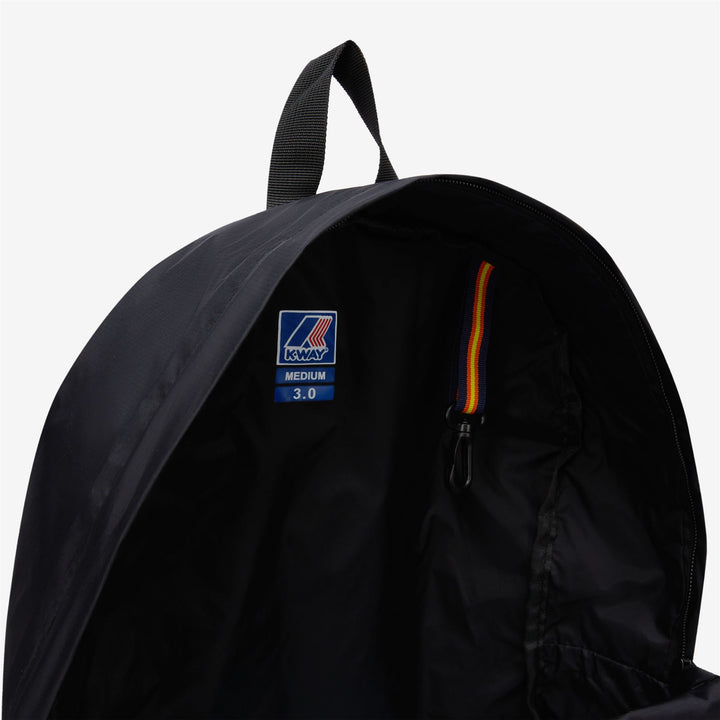 Bags Unisex Le Vrai 3.0 Francois Backpack BLACK PURE Dressed Side (jpg Rgb)		