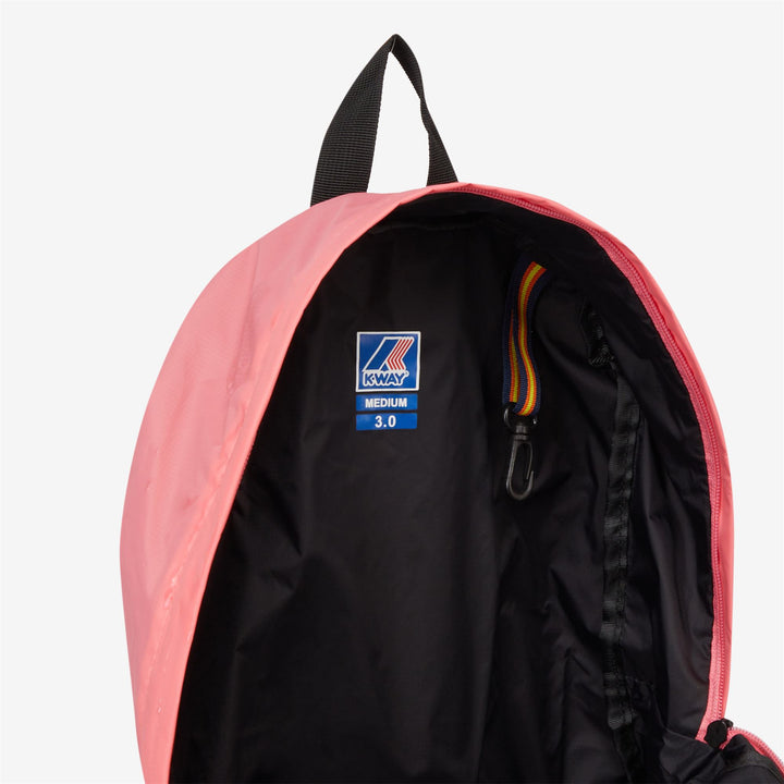 Bags Unisex Le Vrai 3.0 Francois Backpack PINK MD Dressed Side (jpg Rgb)		