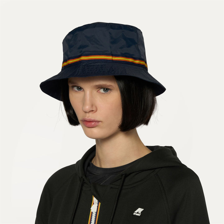 Headwear Unisex LE VRAI 3.0 PASCAL TAPE Hat BLUE DEPTH Detail Double				