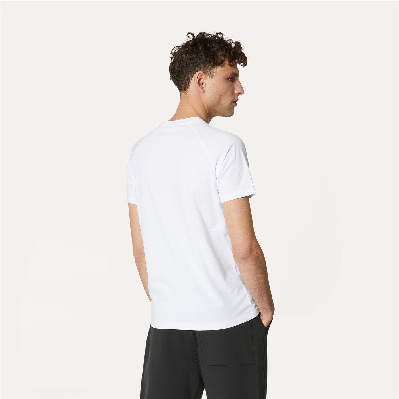 T-ShirtsTop Man EDWING T-Shirt WHITE Dressed Front Double		
