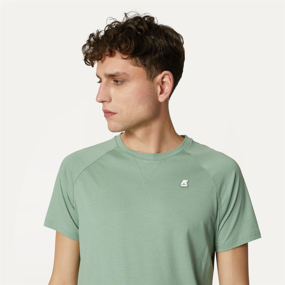 T-ShirtsTop Man EDWING T-Shirt GREEN BAY Detail Double				
