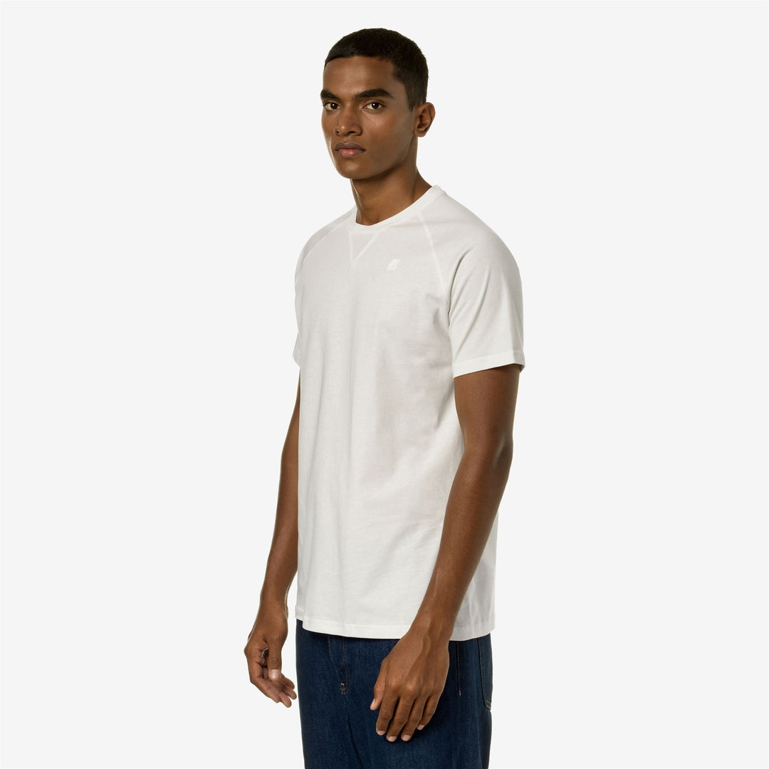 T-ShirtsTop Man EDWING T-Shirt WHITE GARDENIA Dressed Side (jpg Rgb)		