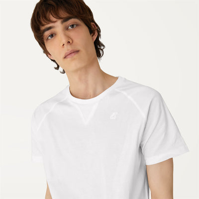 T-ShirtsTop Man EDWING T-Shirt WHITE Detail Double				