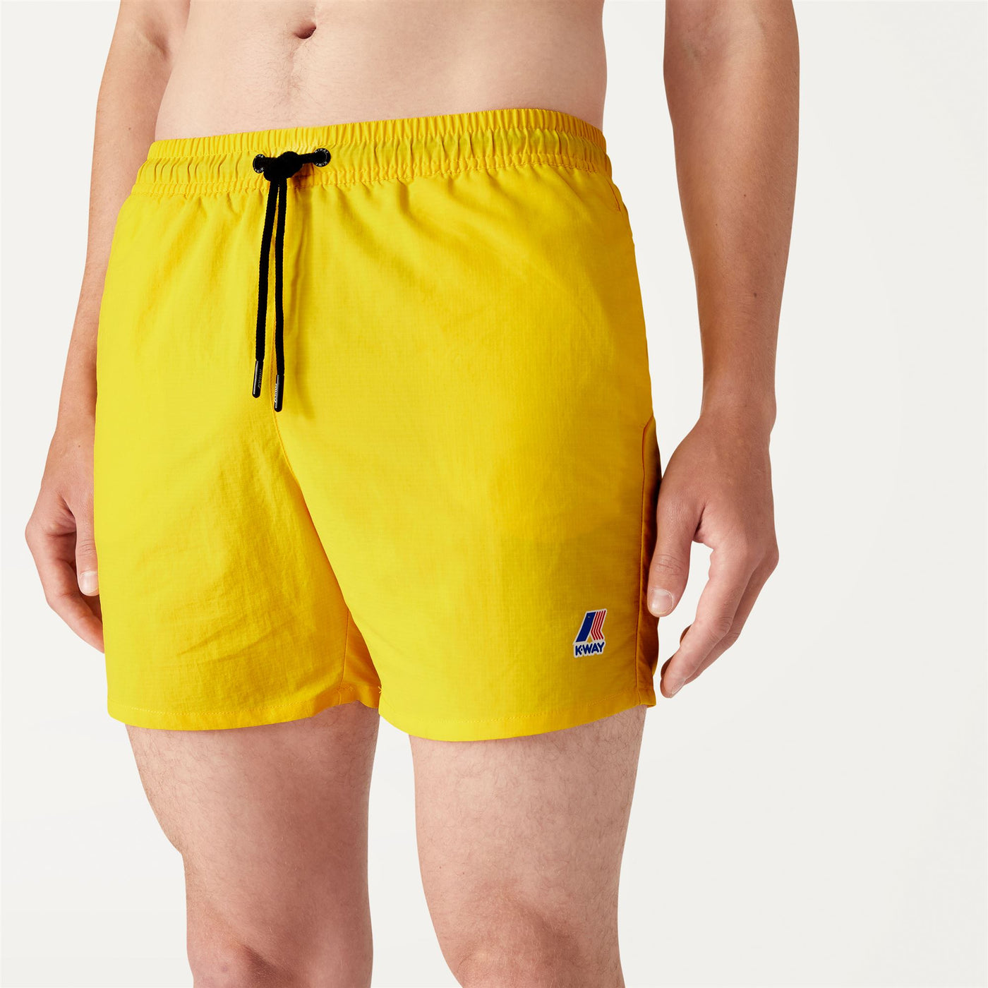 Bathing Suits Man LE VRAI Olivier Swimming Trunk YELLOW DK | kway Detail Double				