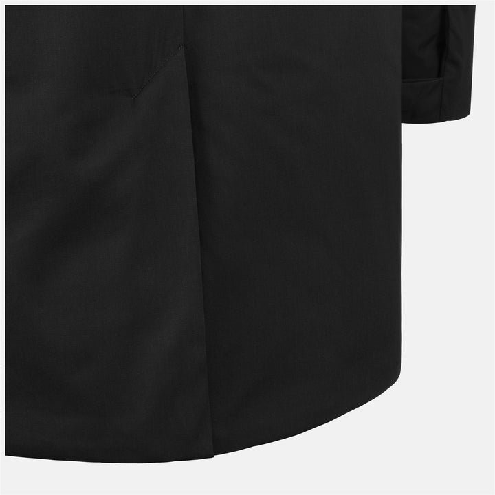 Jackets Man JEREMY THERMO COTTON 3/4 Length BLACK PURE Dressed Side (jpg Rgb)		