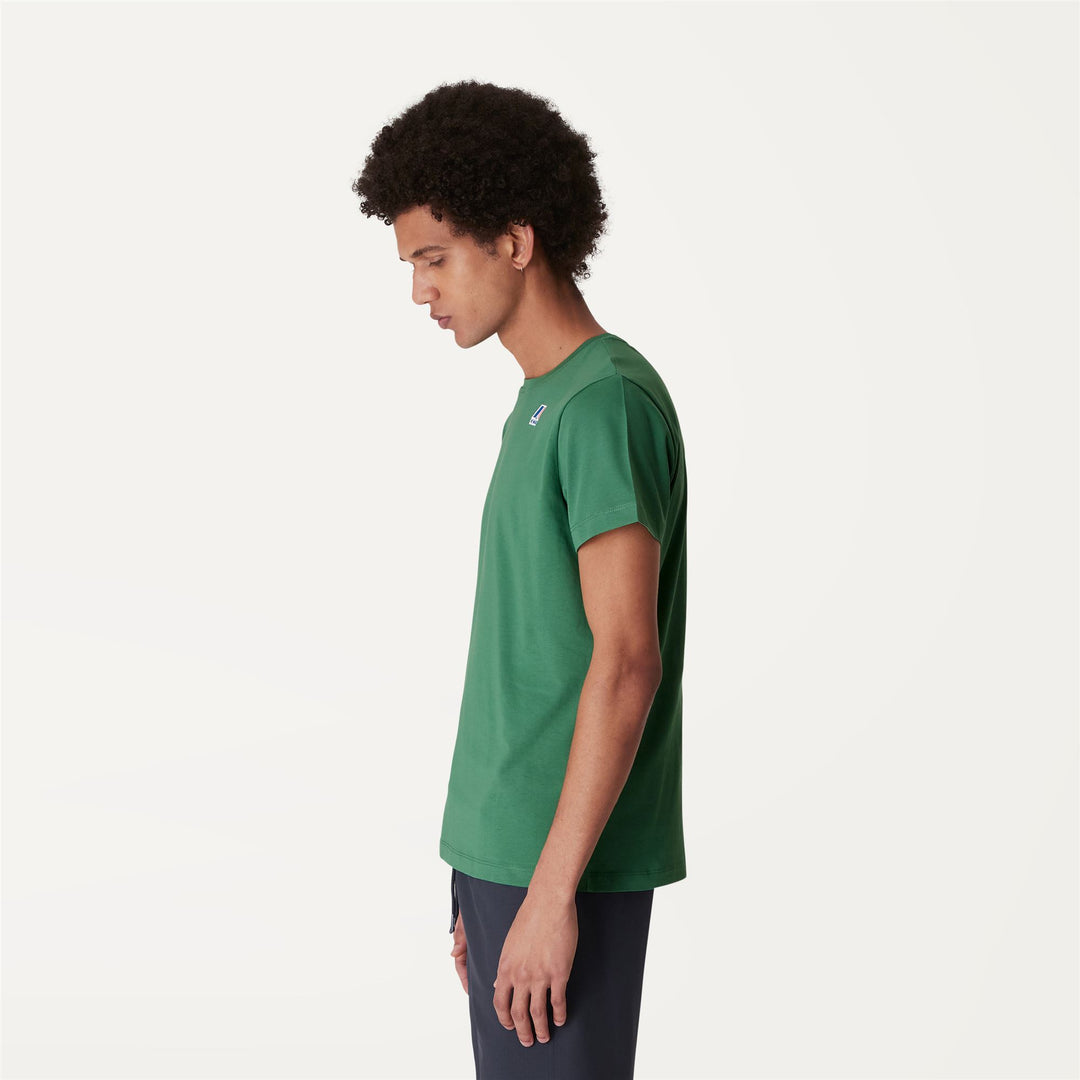 T-ShirtsTop Unisex LE VRAI EDOUARD T-Shirt GREEN DK Detail (jpg Rgb)			