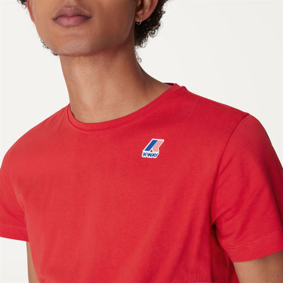 T-ShirtsTop Unisex LE VRAI EDOUARD T-Shirt RED Detail Double				