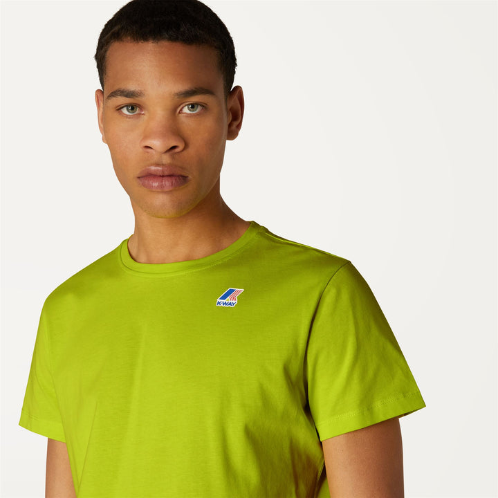 T-ShirtsTop Unisex LE VRAI EDOUARD T-Shirt GREEN LIME Detail Double				
